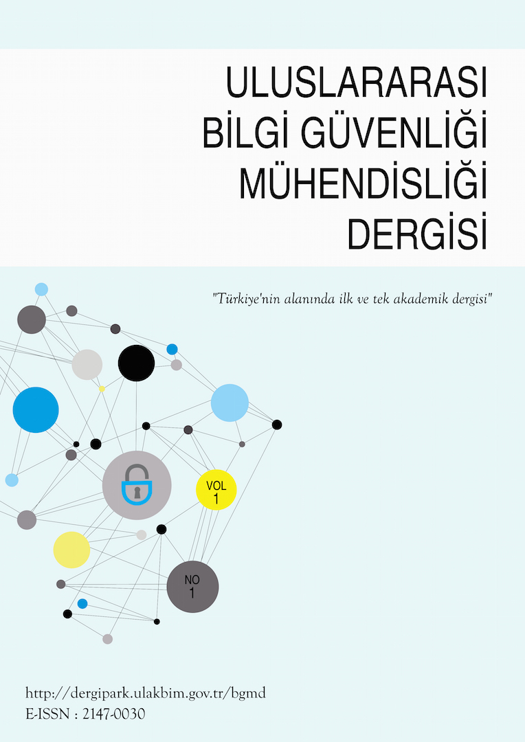 E-Dergi: Uluslararası Bilgi Güvenliği Mühendisliği Dergisi