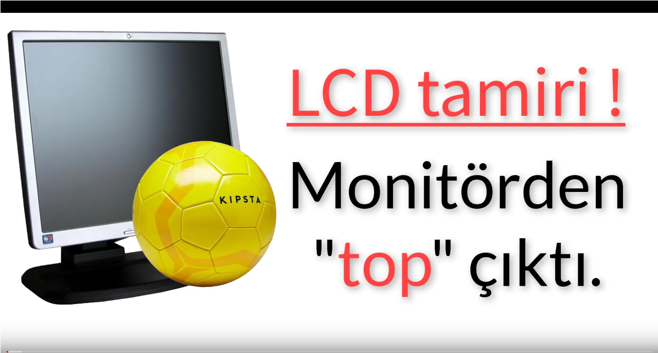 Video: LCD Monitör Tamiri 5 – Monitörde “Top” Çıktı